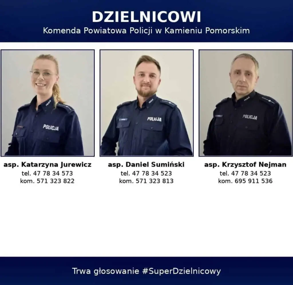 Poznaj dzielnicowych gmin Międzyzdroje, Wolin, Kamień Pomorski i zagłosuj! 7 IMG 1573