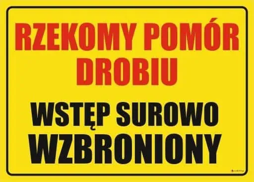 ROZPORZĄDZENIE WOJEWODY ZACHODNIOPOMORSKIEGO W&nbsp;SPRAWIE ZWALCZANIA RZEKOMEGO POMORU DROBIU