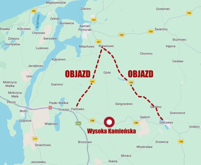 Uwaga kierowcy! Do&nbsp;17 czerwca zamknięty przejazd w&nbsp;Wysokiej Kamieńskiej!