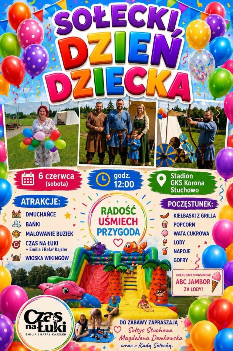 Sołecki Dzień Dziecka w&nbsp;Stuchowie już 6 czerwca