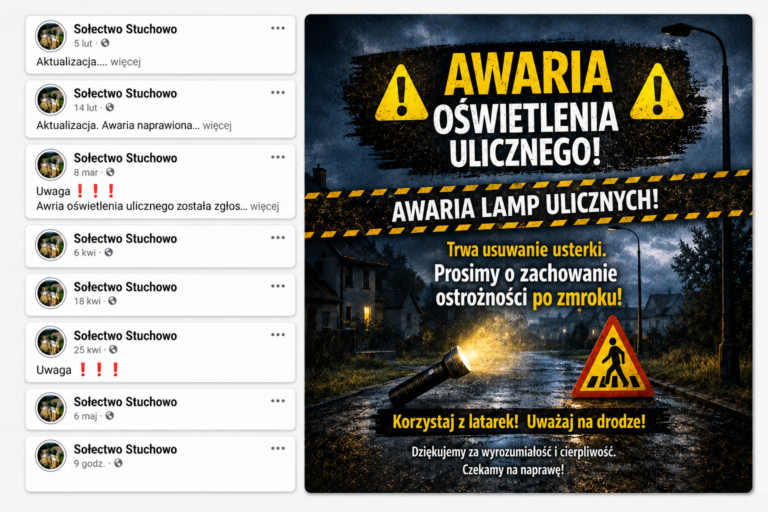 Egipskie ciemności wracają do&nbsp;Stuchowa. Mieszkańcy pytają: ile jeszcze?