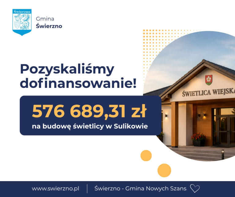 Będzie świetlica w&nbsp;Sulikowie