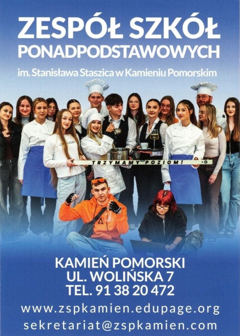 Masz klasę – wybierz szkołę z&nbsp;klasą. ZSP w&nbsp;Kamieniu Pomorskim zaprasza ósmoklasistów