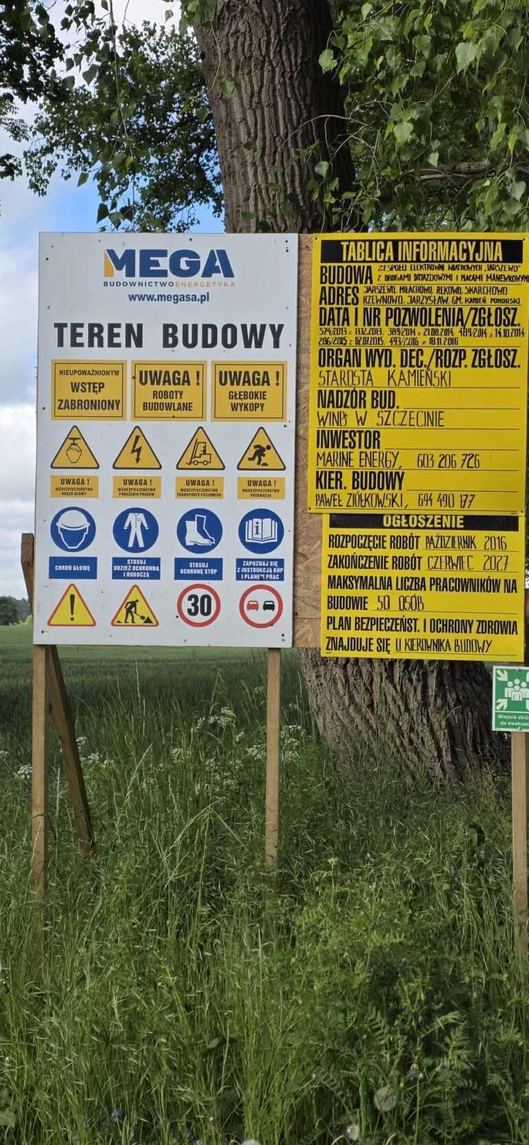 „Jarszewo” – wraca temat turbin wiatrowych i&nbsp;legalności ich usytuowania