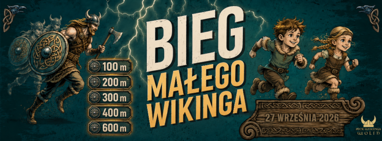 Zostało niewiele miejsc na&nbsp;Bieg Małego Wikinga! Sam zapis nie&nbsp;gwarantuje udziału