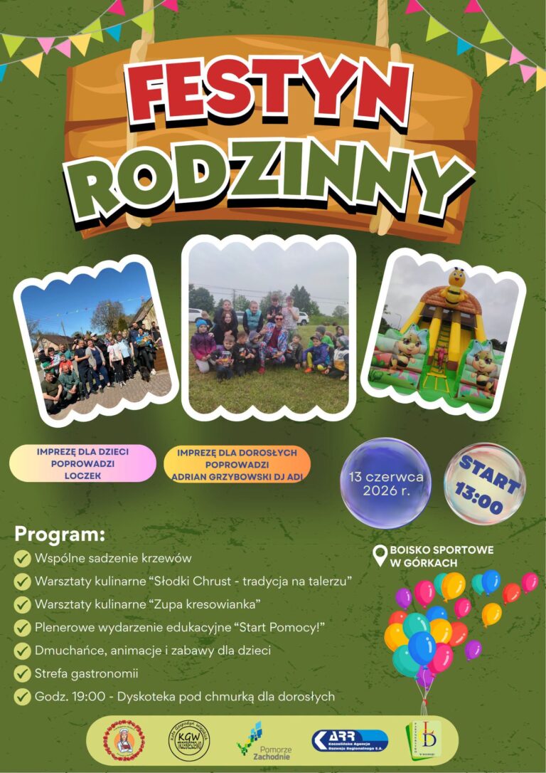 Festyn Rodzinny w&nbsp;Górkach już 13 czerwca