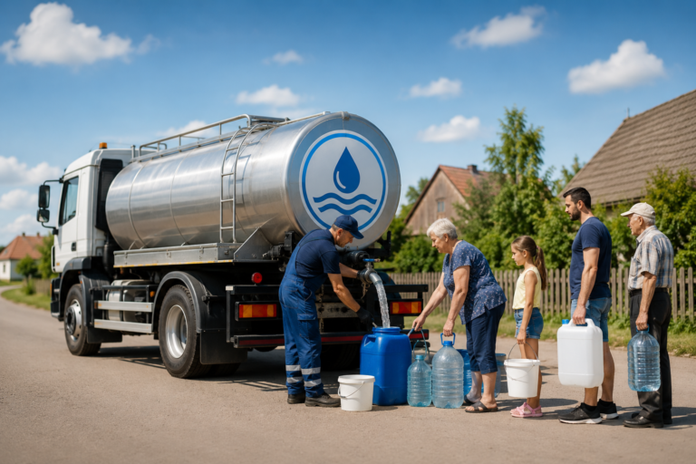 Beczkowozy z&nbsp;wodą pitną dla mieszkańców. ZUP Golczewo podał harmonogram dostaw