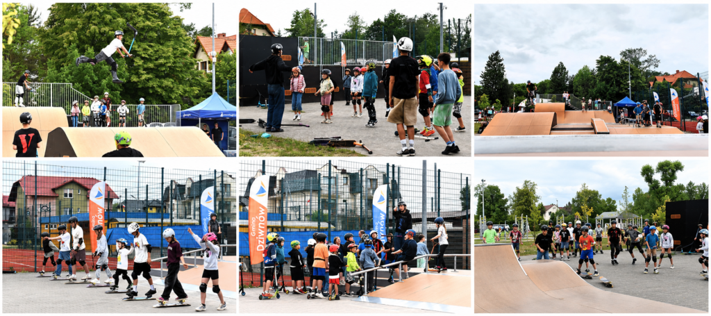 Skatepark w Dziwnowie tętnił życiem. Warsztaty jazdy na deskorolce i hulajnodze za nami 1 Skatepark D