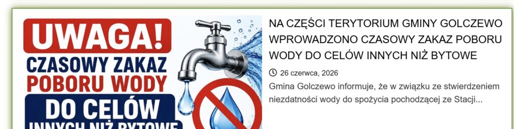 Sanepid: woda dla miejscowości Kretlewo, Wysoka Kamieńska, Baczysław, Kozielice, Dargoszewo i Gadom nadal niezdatna do spożycia 5 WhatsApp Image 2026 06 29 at 15.42.26
