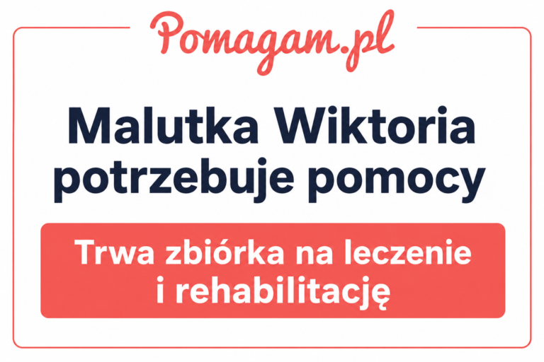 Malutka Wiktoria potrzebuje pomocy. Trwa zbiórka na&nbsp;leczenie i&nbsp;rehabilitację