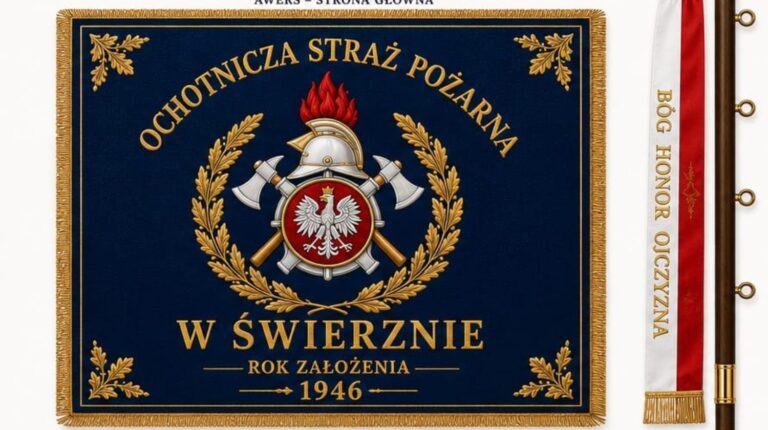 OSP Świerzno świętuje 80-lecie istnienia. Druhowie zbierają środki na&nbsp;nowy sztandar