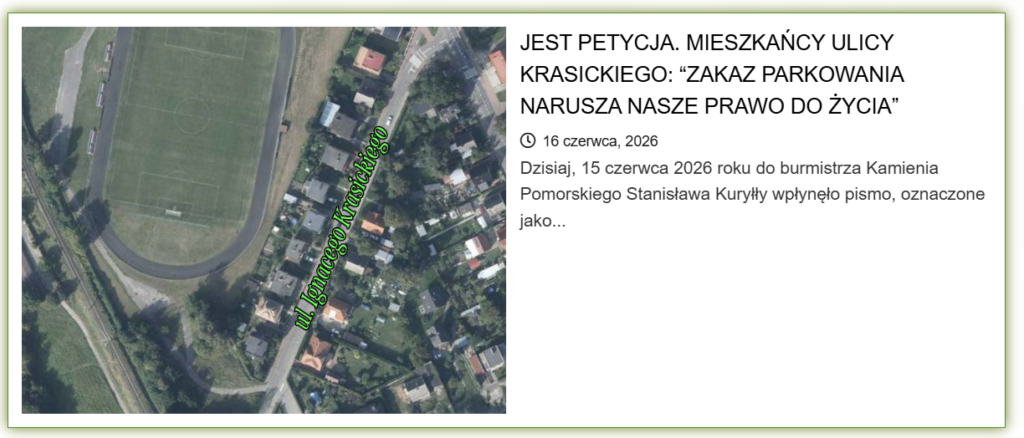 Znaki na Krasickiego już stoją 1 1