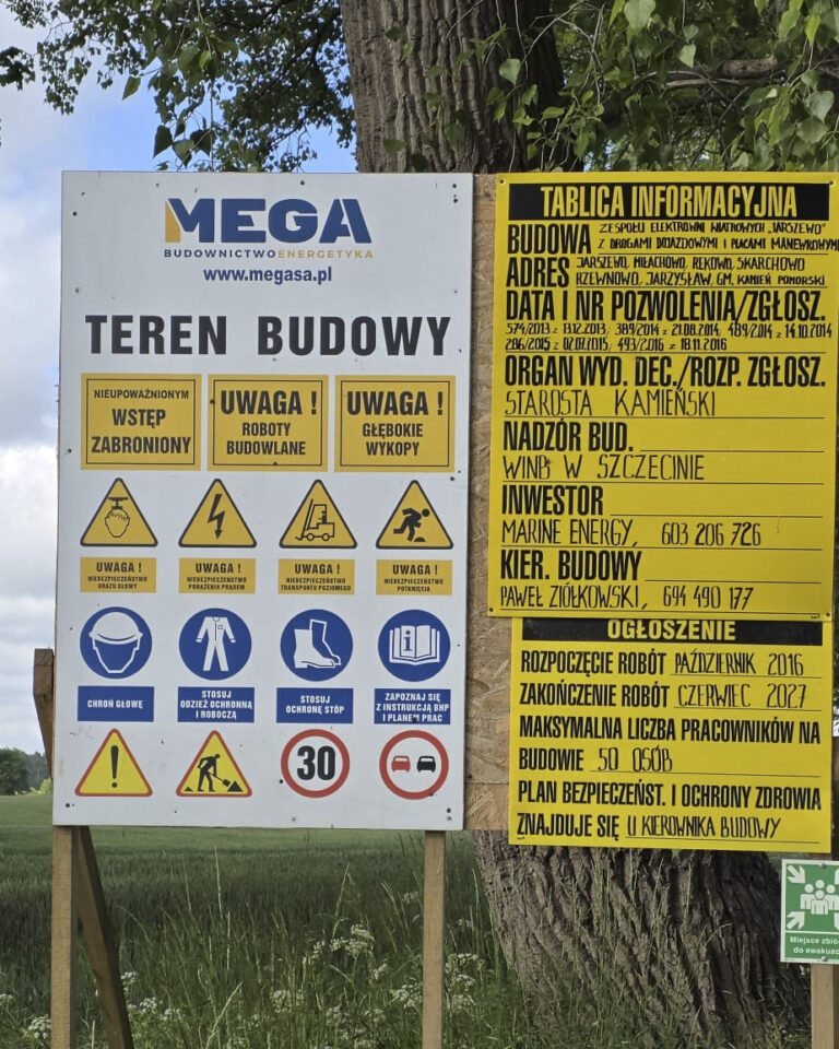 Mieszkańcy spotkają się w&nbsp;Jarszewie w&nbsp;sprawie farmy wiatrowej. Pytań więcej niż odpowiedzi