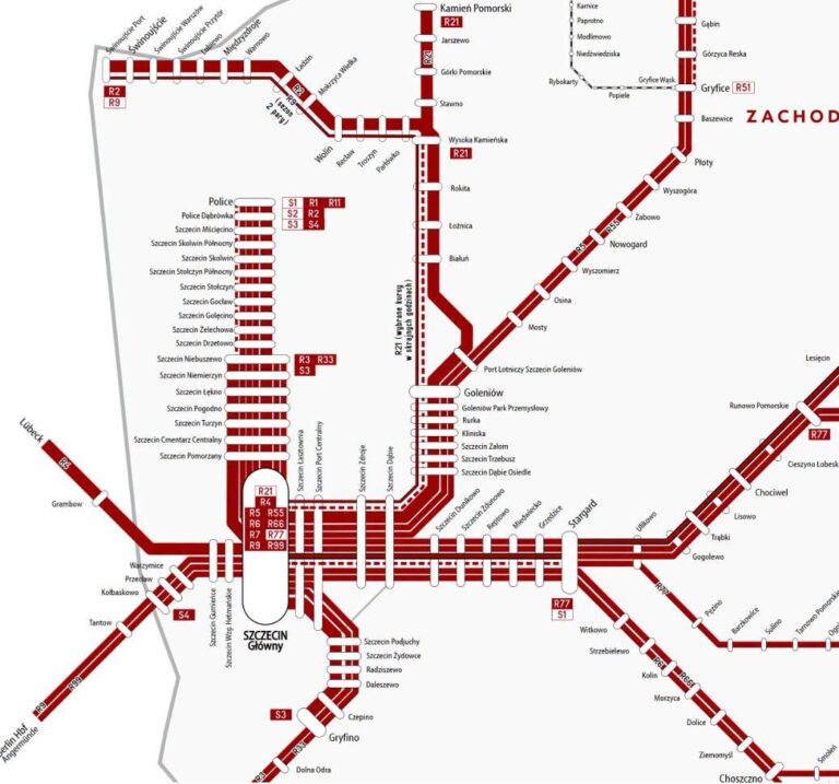 Kolej częściej do&nbsp;Kamienia, Międzyzdrojów i&nbsp;Świnoujścia? Tak&nbsp;wygląda plan Horyzontalnego Rozkładu Jazdy