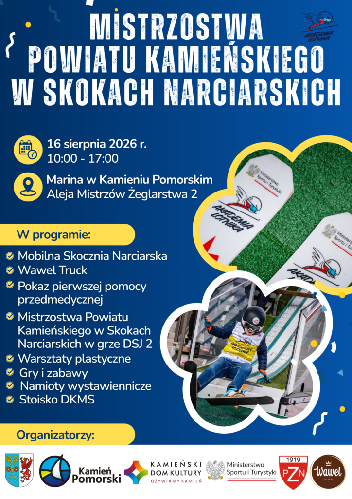 Skoki narciarskie latem nad Bałtykiem. Mobilna skocznia stanie w Kamieniu Pomorskim 1 Akademia Lotnika 2026 1