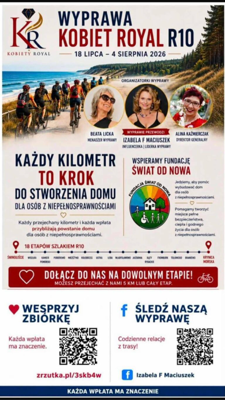 Rowerowa sztafeta kobiet przejedzie przez&nbsp;Kamień Pomorski. Cel: dom dla osób z&nbsp;niepełnosprawnościami
