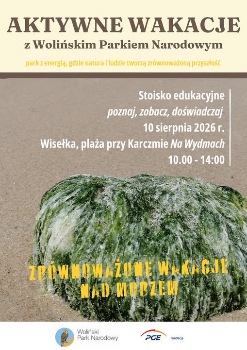 Aktywne wakacje z Wolińskim Parkiem Narodowym. W niedzielę spotkanie na plaży w Wisełce 1 767524394 1041233365299506 8050456219339776554 n