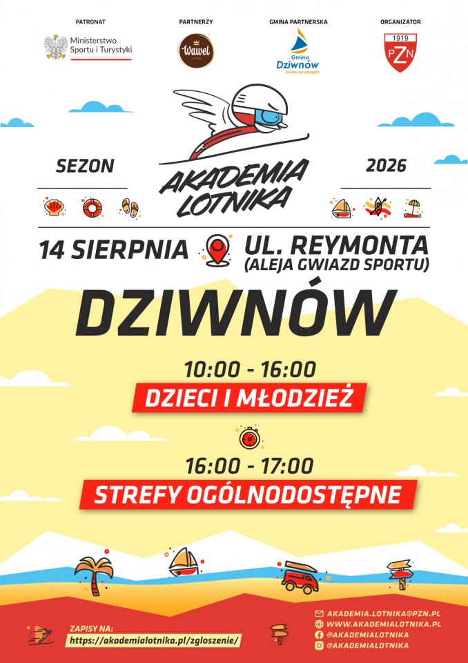 Akademia Lotnika zawita do Dziwnowa. Sportowe atrakcje dla dzieci i młodzieży 1 akademia lotnika dziwnow