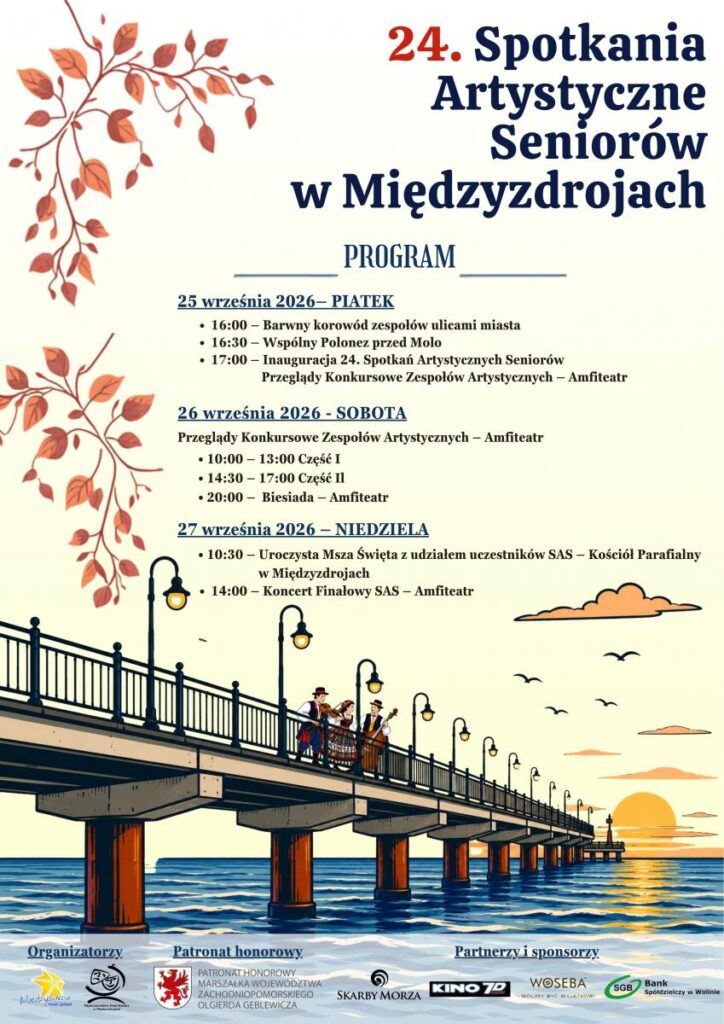 24 Spotkania Artystyczne Seniorow – SAS Miedzyzdroje 2026