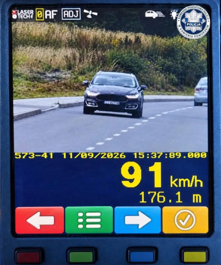 91 km/h przy ograniczeniu do&nbsp;40 km/h. Kierujący stracił prawo jazdy na&nbsp;trzy miesiące