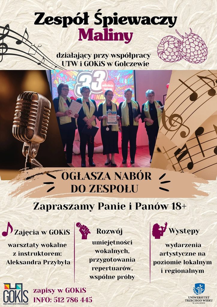 Zespół Śpiewaczy „Maliny” ogłasza nabór 1 845801618 1423968319862582 2108559888254572761 n