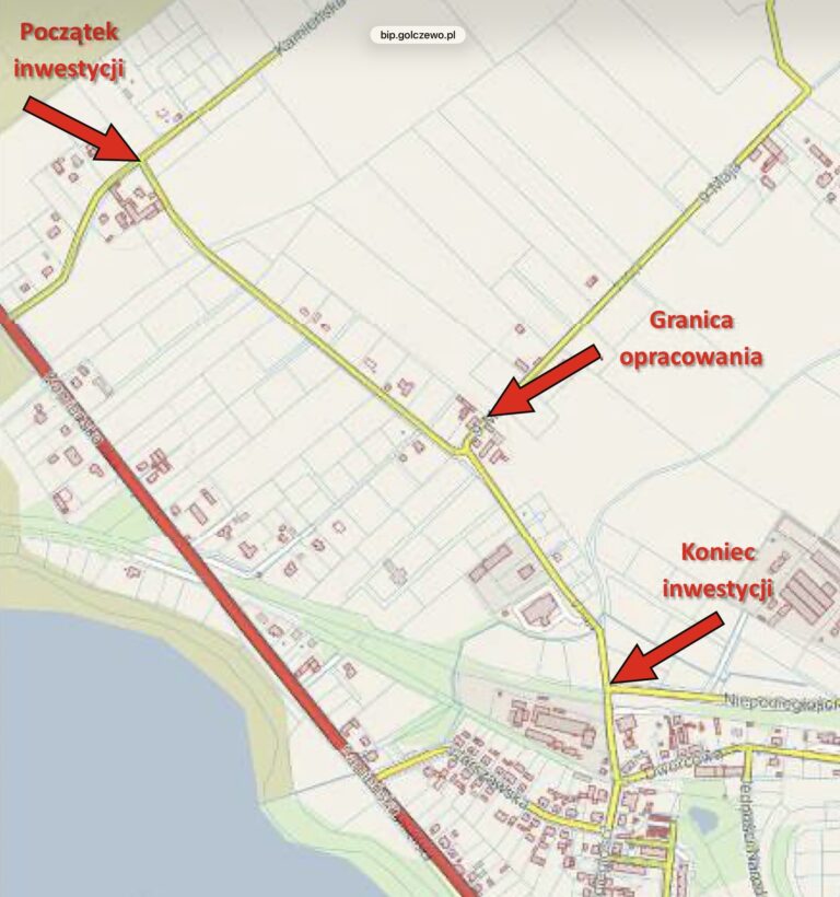 Gmina Golczewo zaczyna przygotowania do&nbsp;przebudowy ulicy 9-go Maja. 